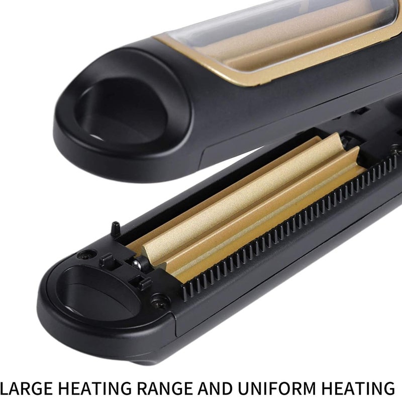 Hann Auto Hair Crimping Iron - Volumizing Fluffy Hairstyle Curler, Corrugation Crimper, Anti Static - Adjustable Temperature for All Hair Types - Image 5